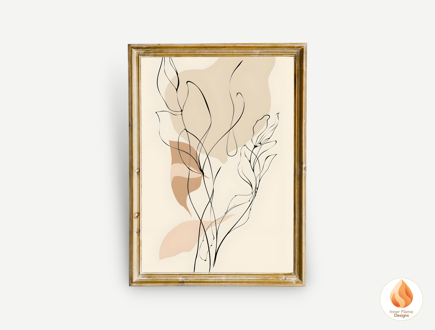 Graceful Line Art for Modern Home Design | Triptych Artwork (Series 2)