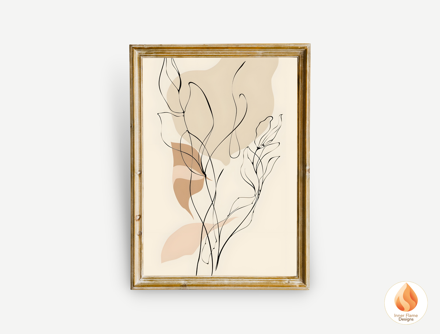 Graceful Line Art for Modern Home Design | Triptych Artwork (Series 2)