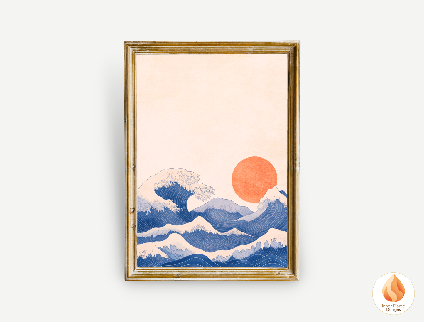 Vibrant Japandi Art for Modern Home Design | Diptych Artwork (Series 1)