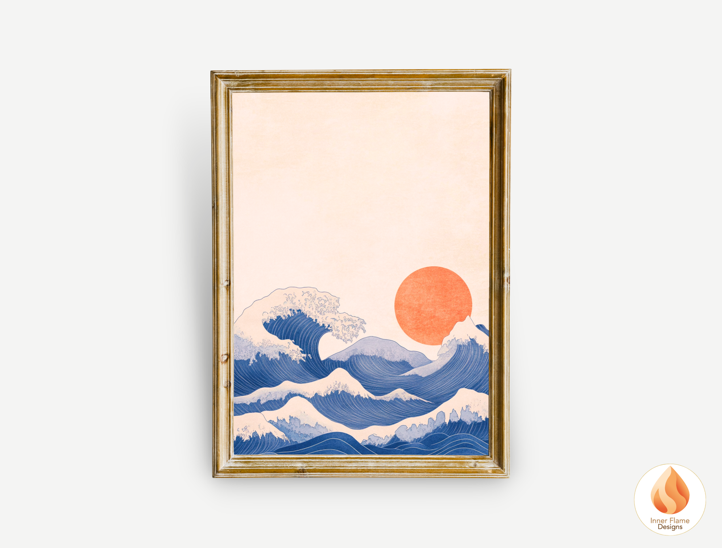 Vibrant Japandi Art for Modern Home Design | Diptych Artwork (Series 1)