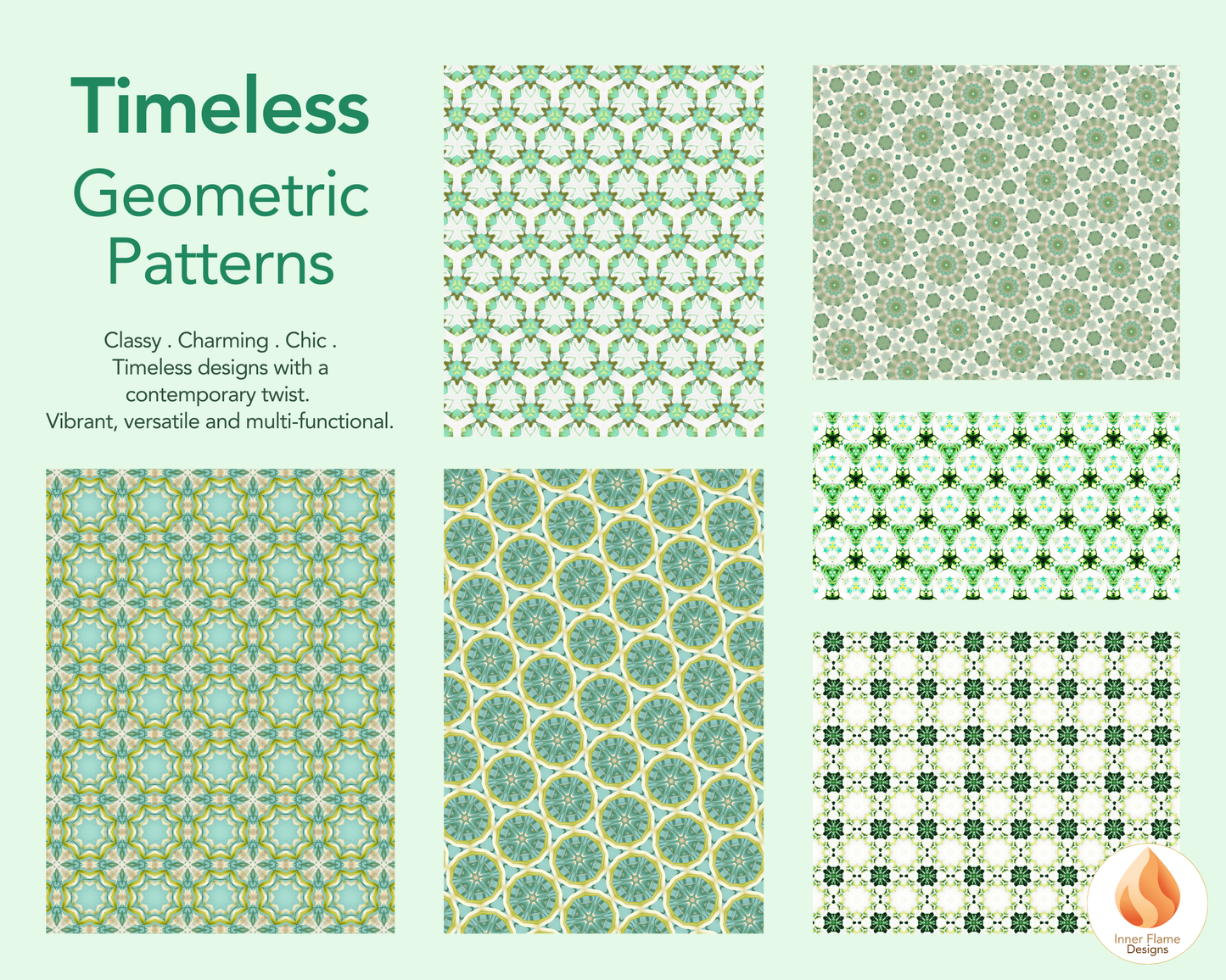Timeless Geometric Surface Patterns | Seamless Patterns for Wallpaper, Textiles, Packaging and Digital Designs