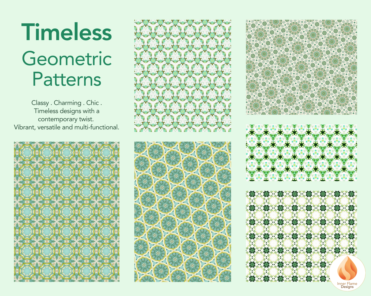 Timeless Geometric Surface Patterns | Seamless Patterns for Wallpaper, Textiles, Packaging and Digital Designs