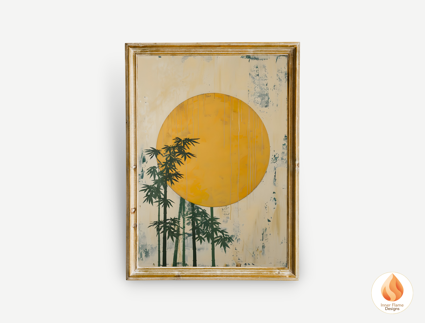Tranquil Japandi Art for Modern Home Design | Triptych Artwork (Series 1)