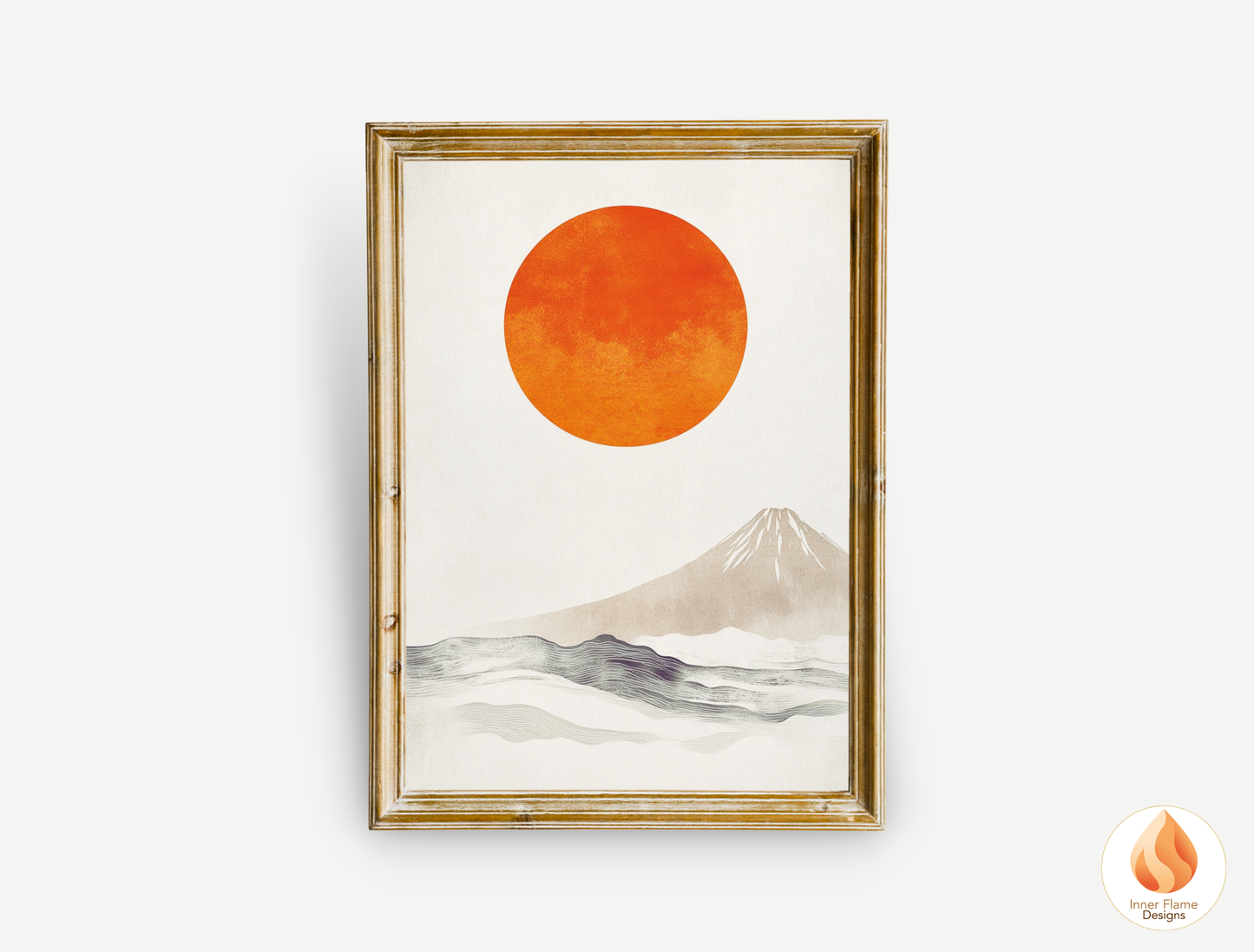 Harmonious Japandi Art for Modern Home Design | Diptych Artwork (Series 2)