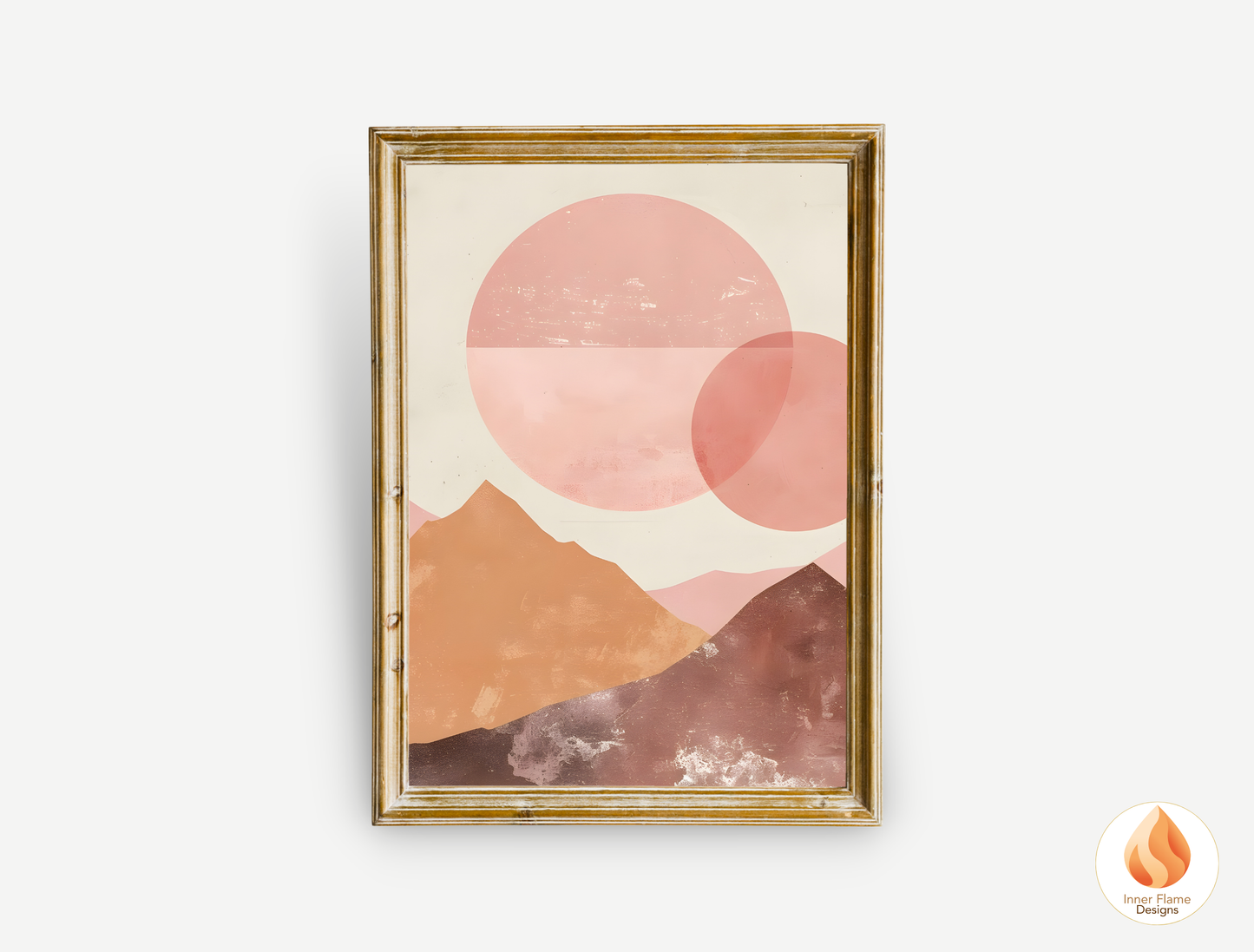 Soothing Boho Wall Art Décor for Modern Home Design | Triptych Artwork (Series 1)