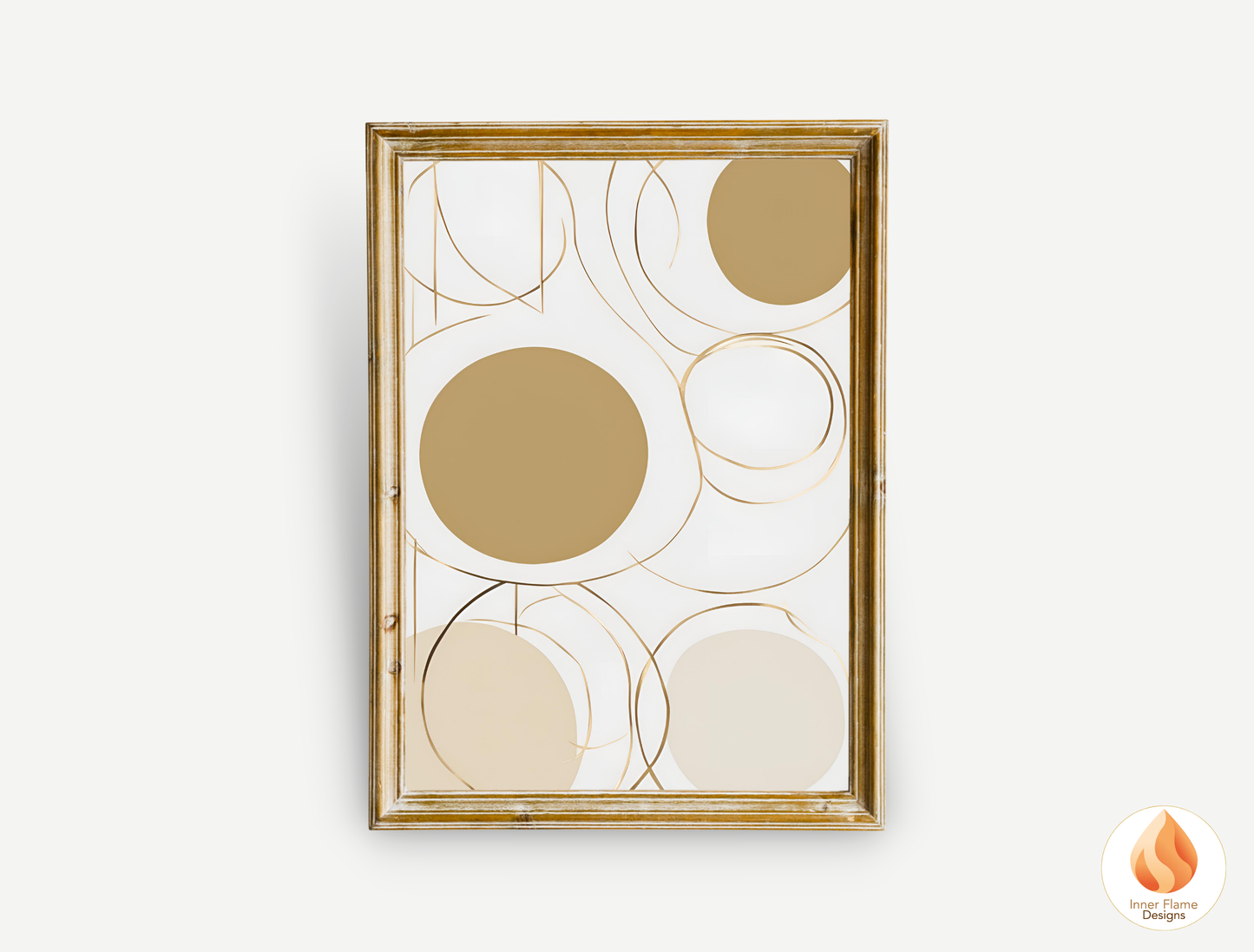 Classic Geometric Artwork for Modern Home Design | Diptych Artwork