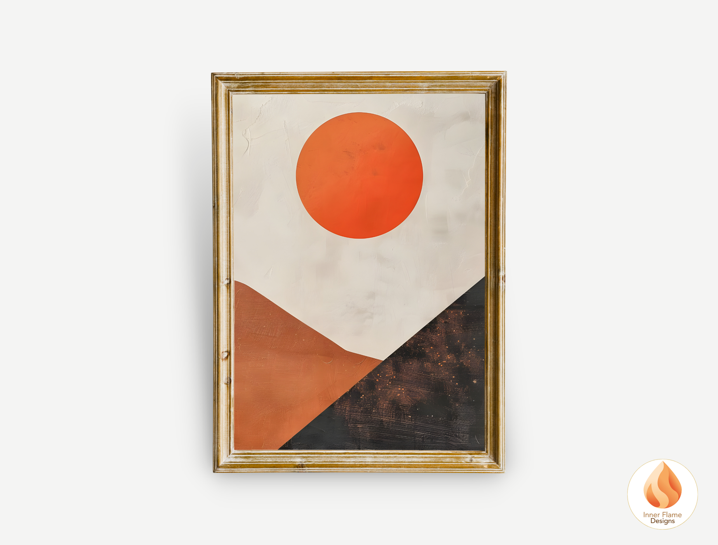 Ethereal Japandi Art for Modern Home Design | Triptych Artwork (Series 4)