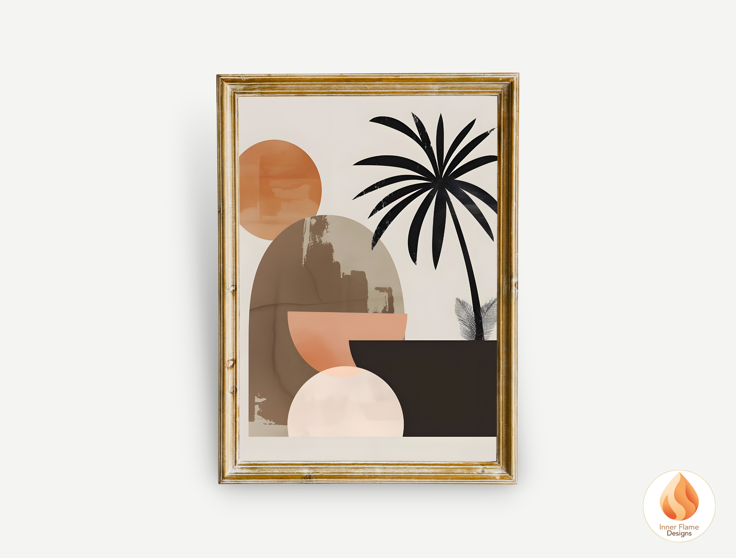 Calming Japandi Art for Modern Home Design | Triptych Artwork