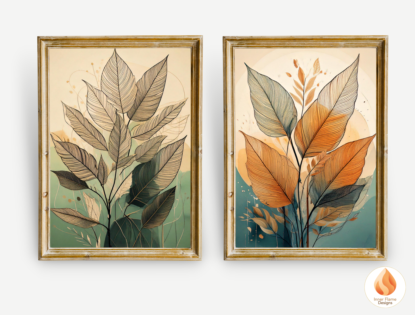 Striking Botanical Art for Modern Home Design | Diptych Art
