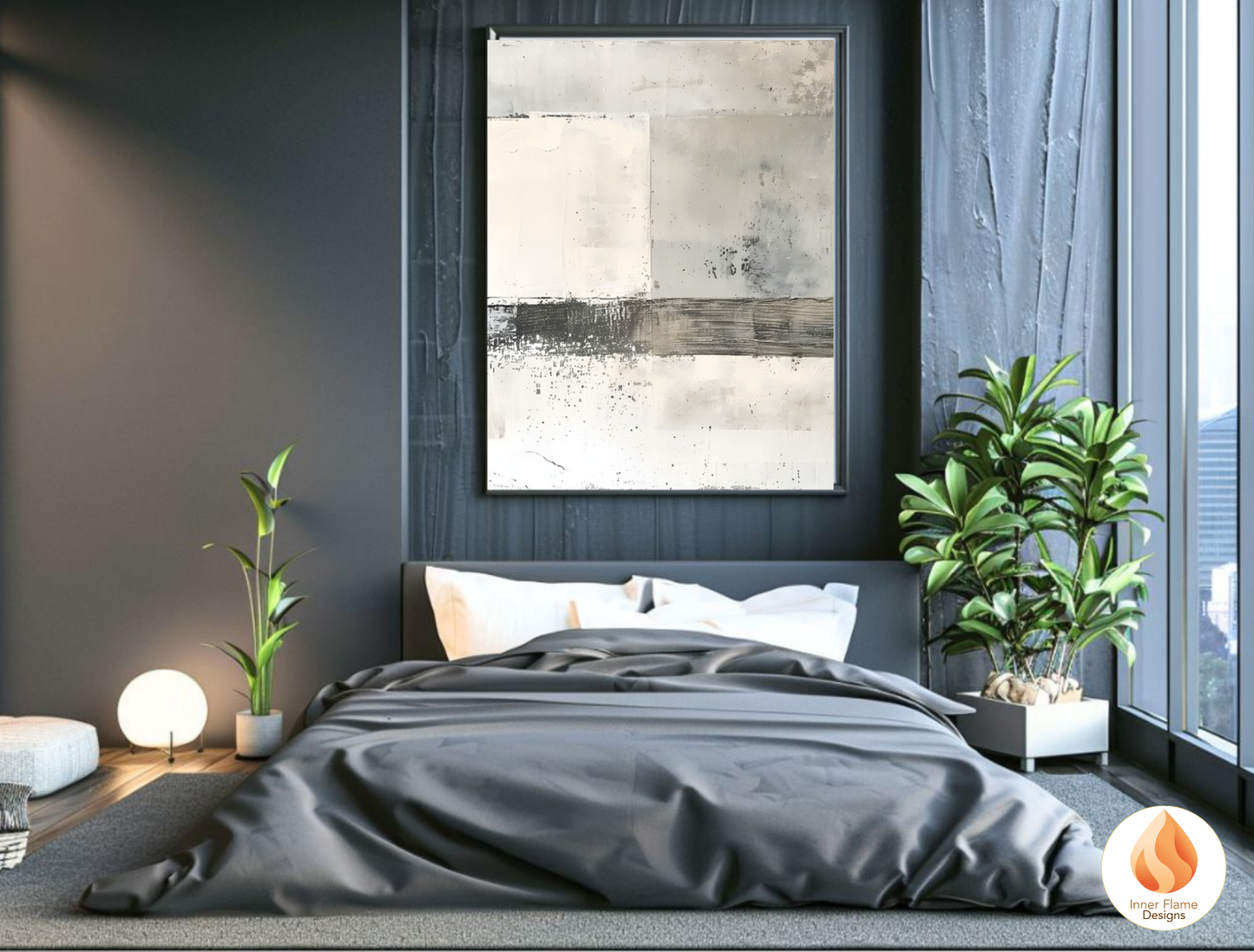 Classy Minimalist Art for Modern Home Design | Triptych Artwork