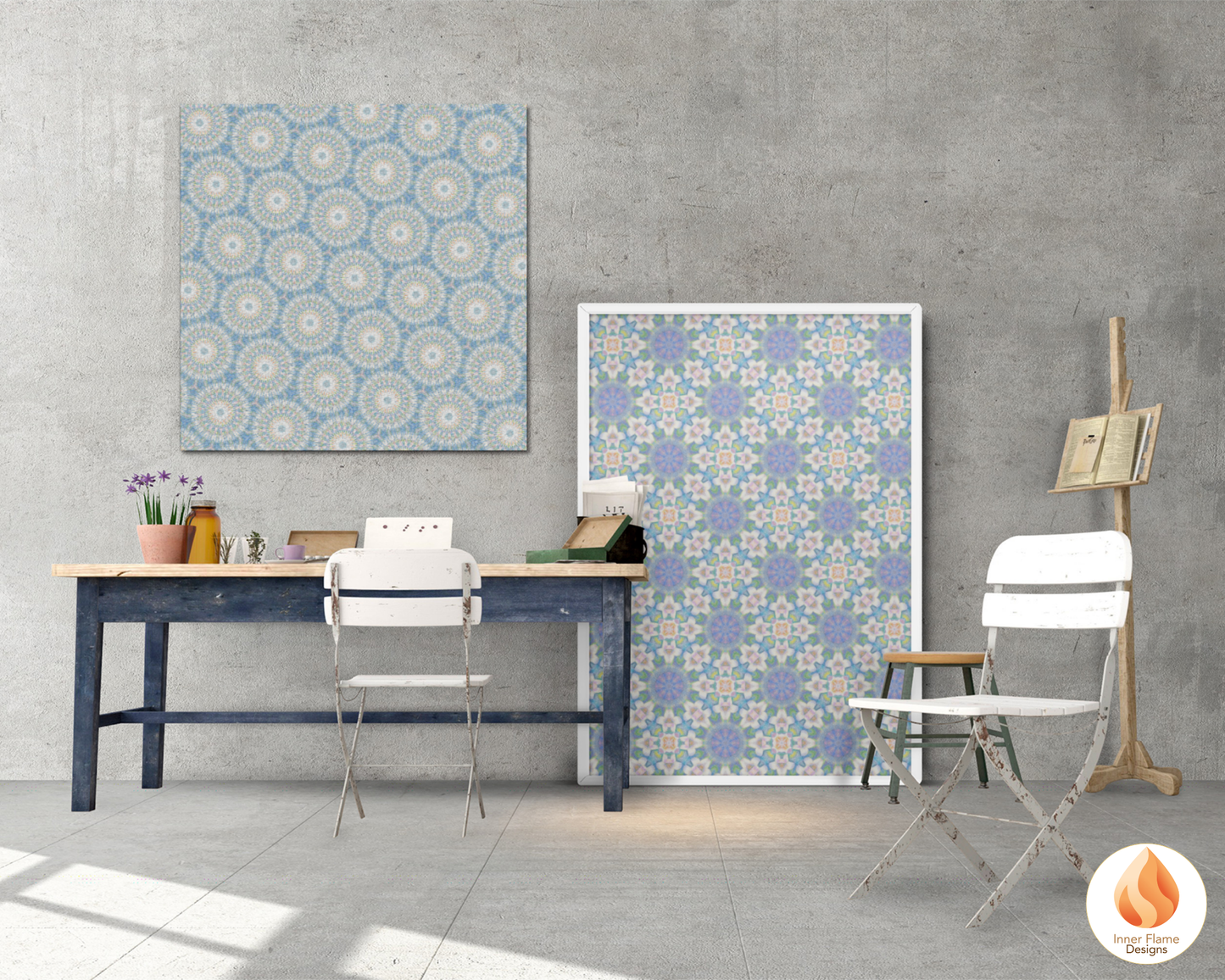 Tranquil Geometric Surface Patterns | Seamless Patterns for Wallpaper, Textiles, Packaging and Digital Designs