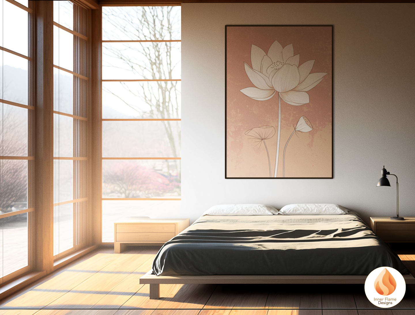 Subtle Japandi Art for Modern Home Design | Triptych Artwork (Series 3)