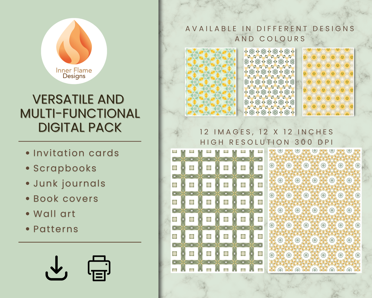 Soothing Geometric Surface Patterns | Seamless Patterns for Wallpaper, Textiles, Packaging and Digital Designs