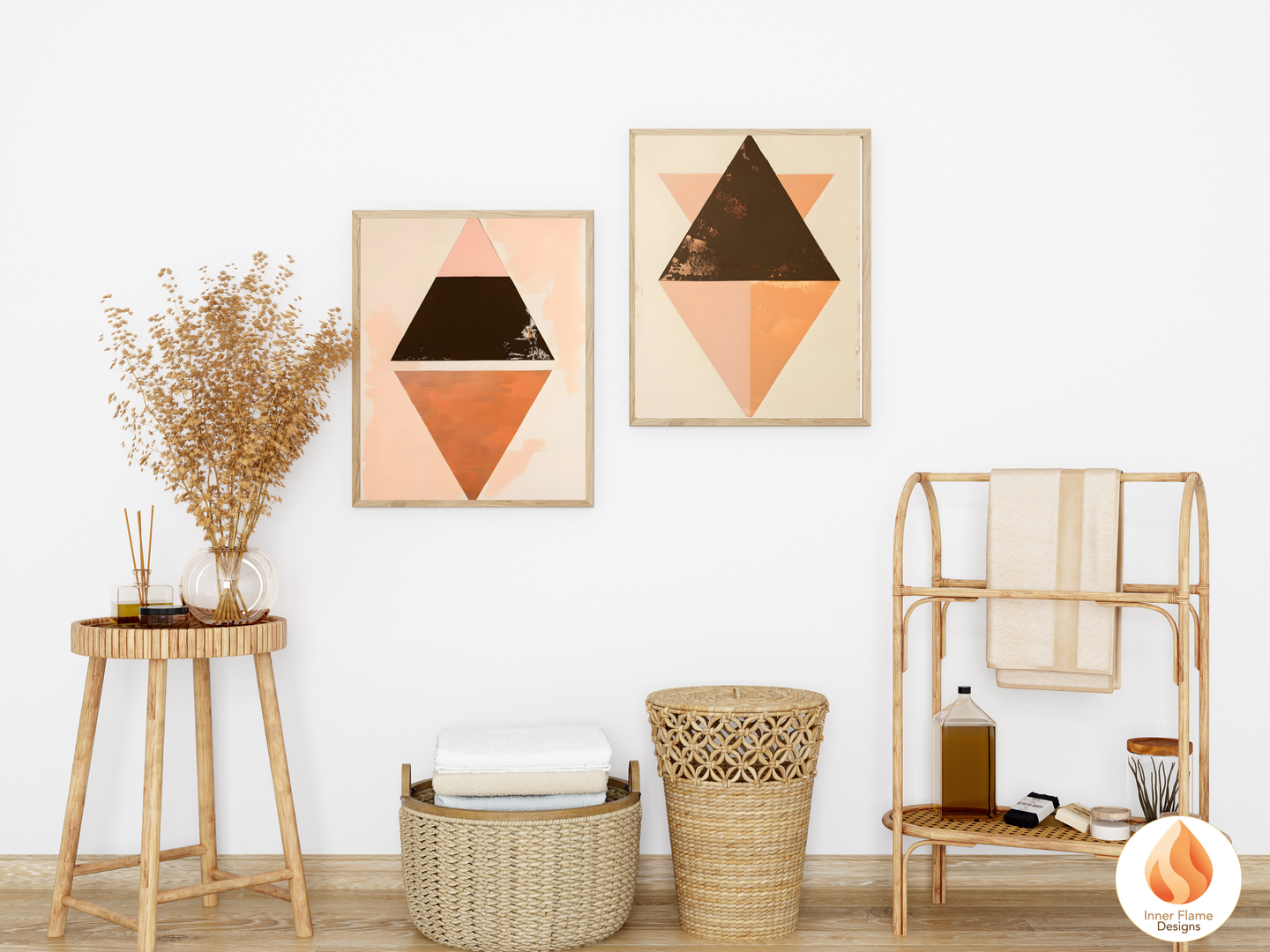 Classy Geometric Abstract Wall Art for Home Décor