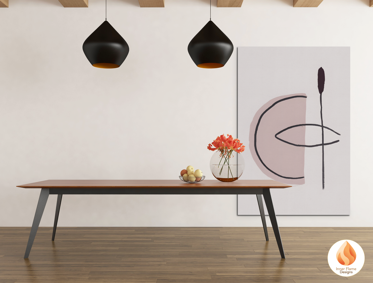 Eclectic Line Art for Modern Home Design | Triptych Artwork