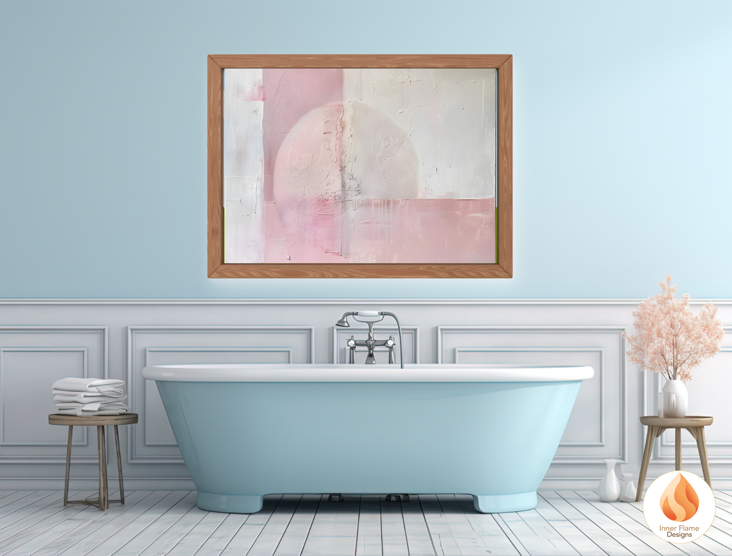 Dreamy Minimalist Art for Modern Home Design | Triptych Artwork