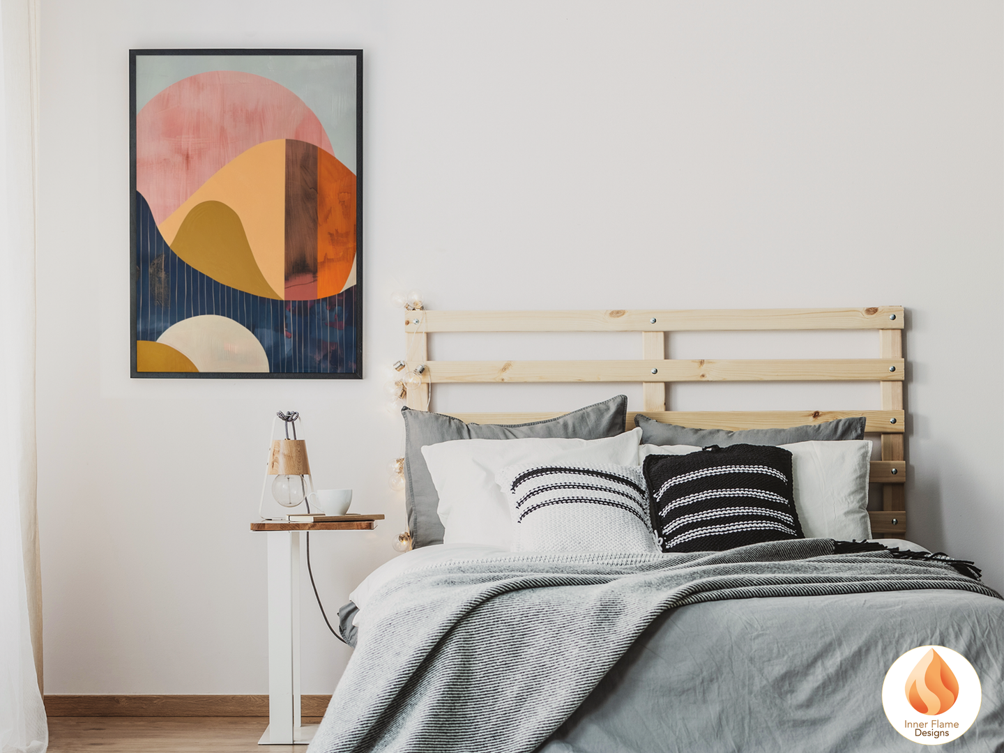 Eclectic Boho Wall Art Décor for Modern Home Design | Triptych Artwork (Series 5)