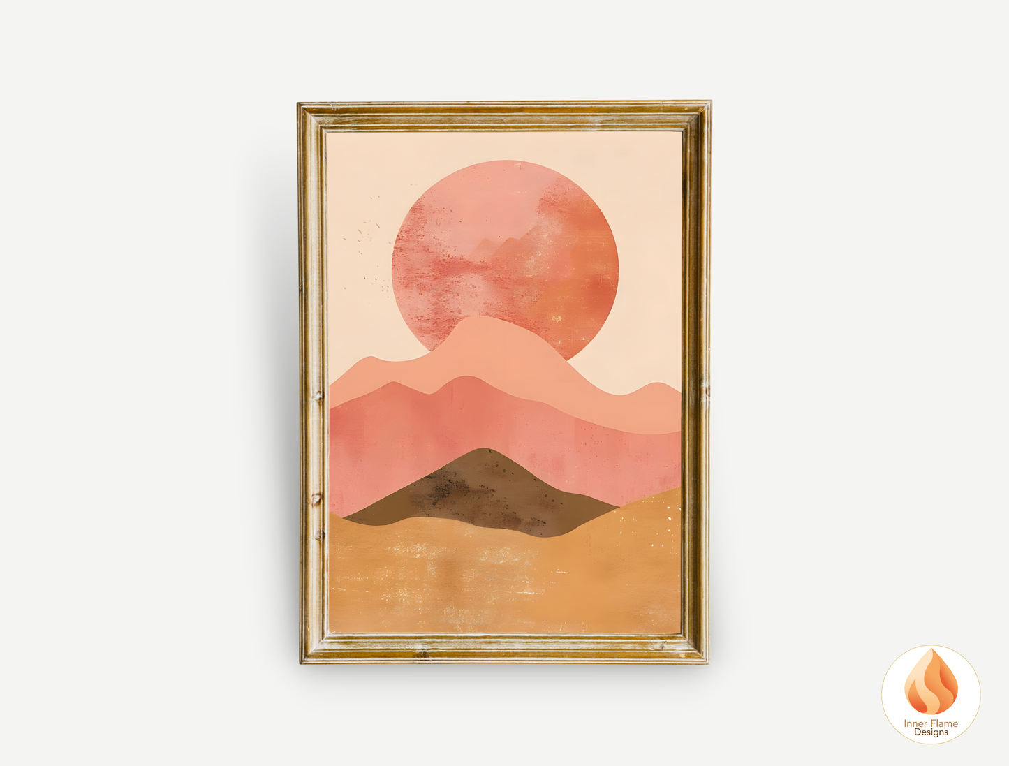 Soothing Boho Wall Art Décor for Modern Home Design | Triptych Artwork (Series 2)