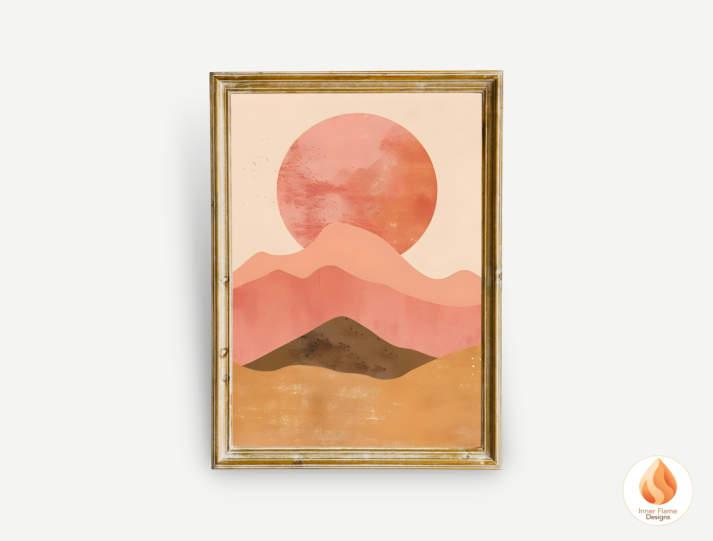 Soothing Boho Wall Art Décor for Modern Home Design | Triptych Artwork (Series 2)