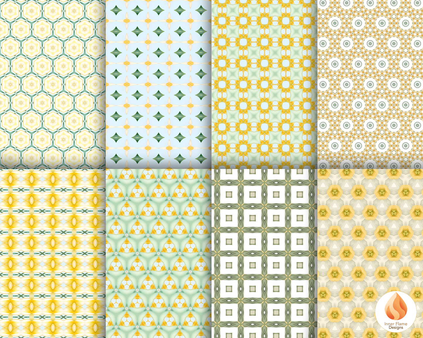 Soothing Geometric Surface Patterns | Seamless Patterns for Wallpaper, Textiles, Packaging and Digital Designs