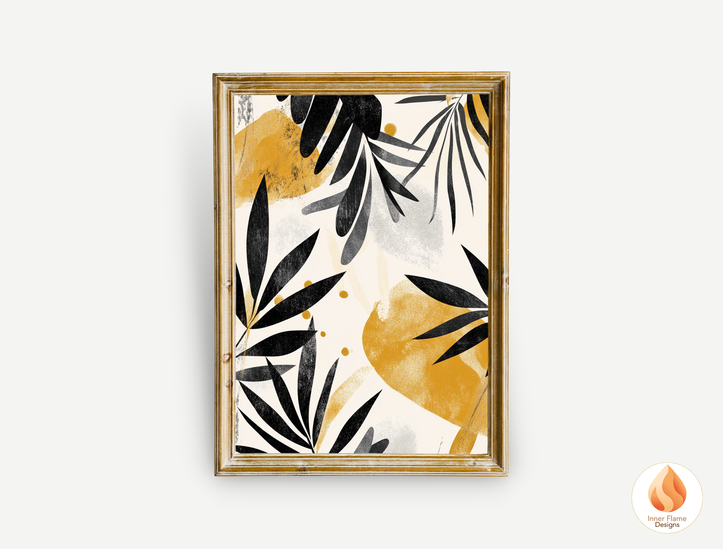 Expressive Botanical Art for Modern Home Design | Triptych Artwork