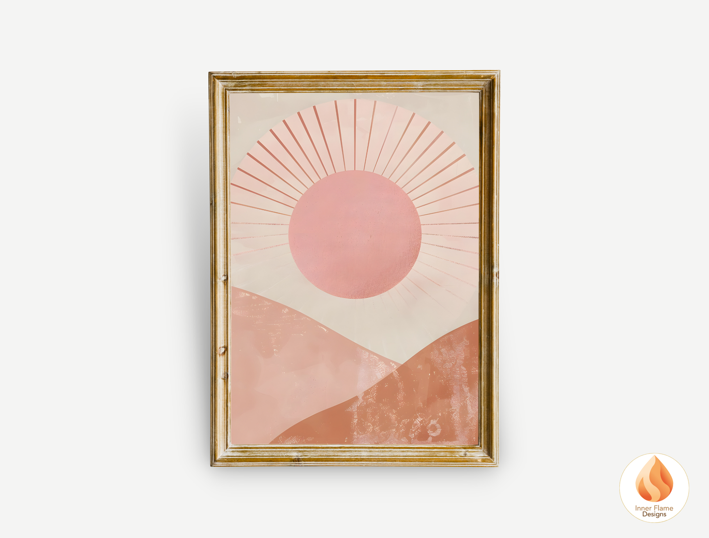 Soothing Boho Wall Art Décor for Modern Home Design | Triptych Artwork (Series 1)