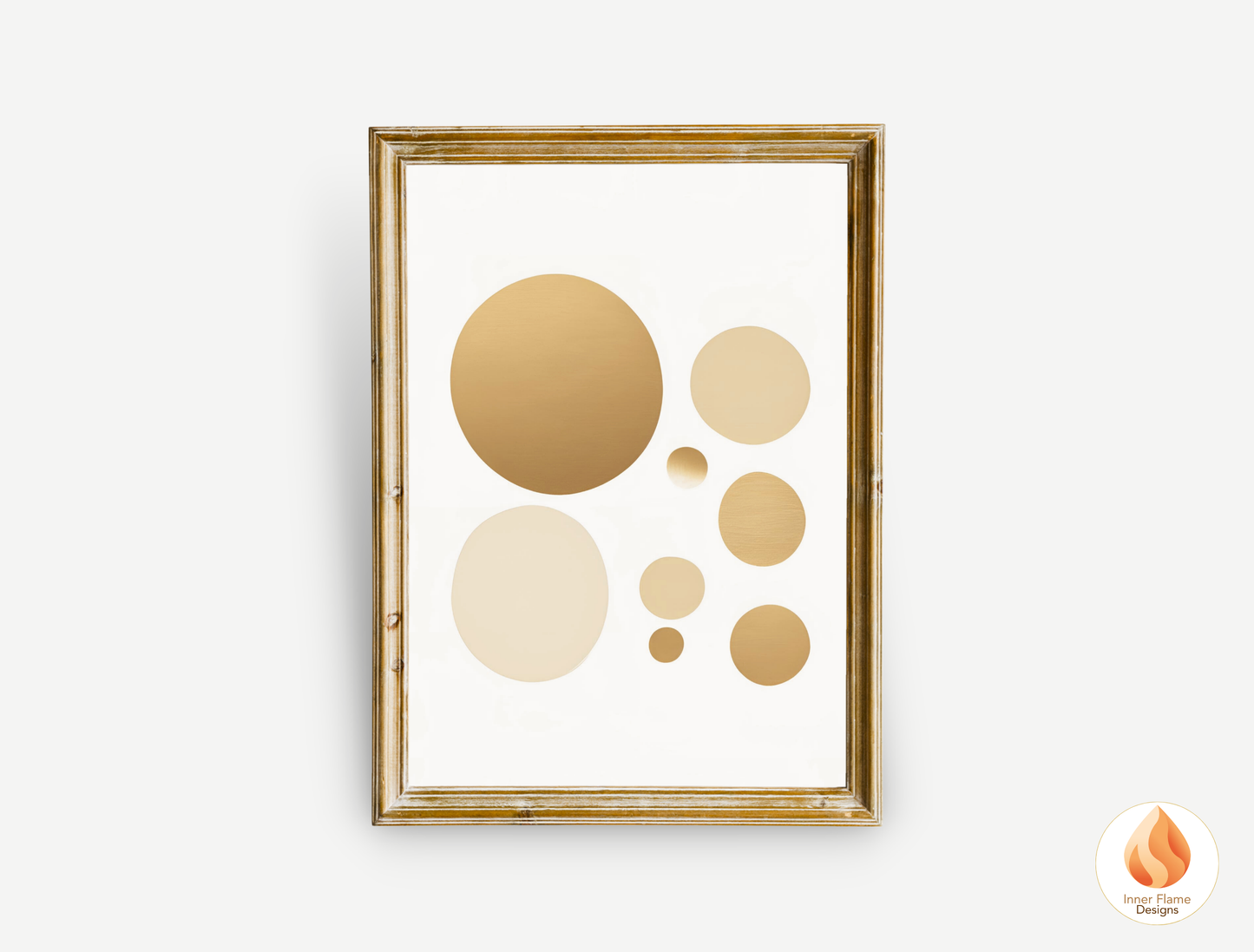 Sophisticated Geometric Artwork for Modern Home Design | Triptych Artwork