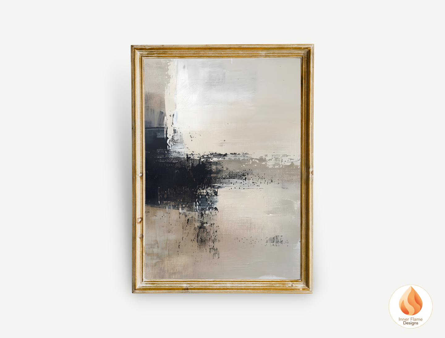 MonochromaticMinimalist Art for Modern Home Design | Triptych Artwork