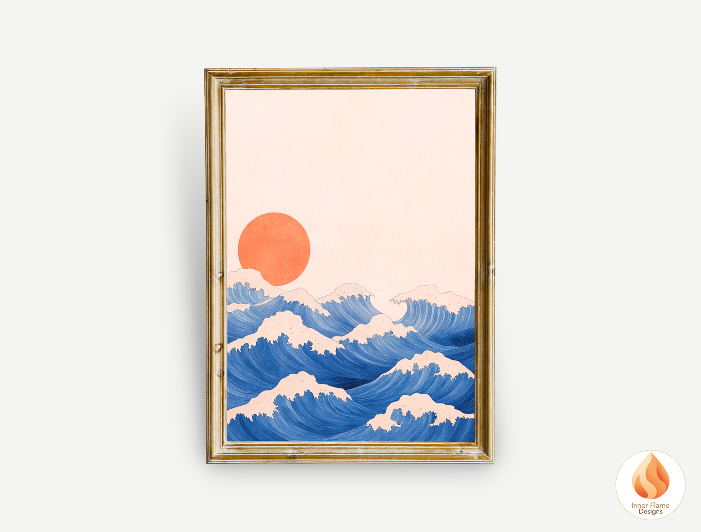 Vibrant Japandi Art for Modern Home Design | Diptych Artwork (Series 1)