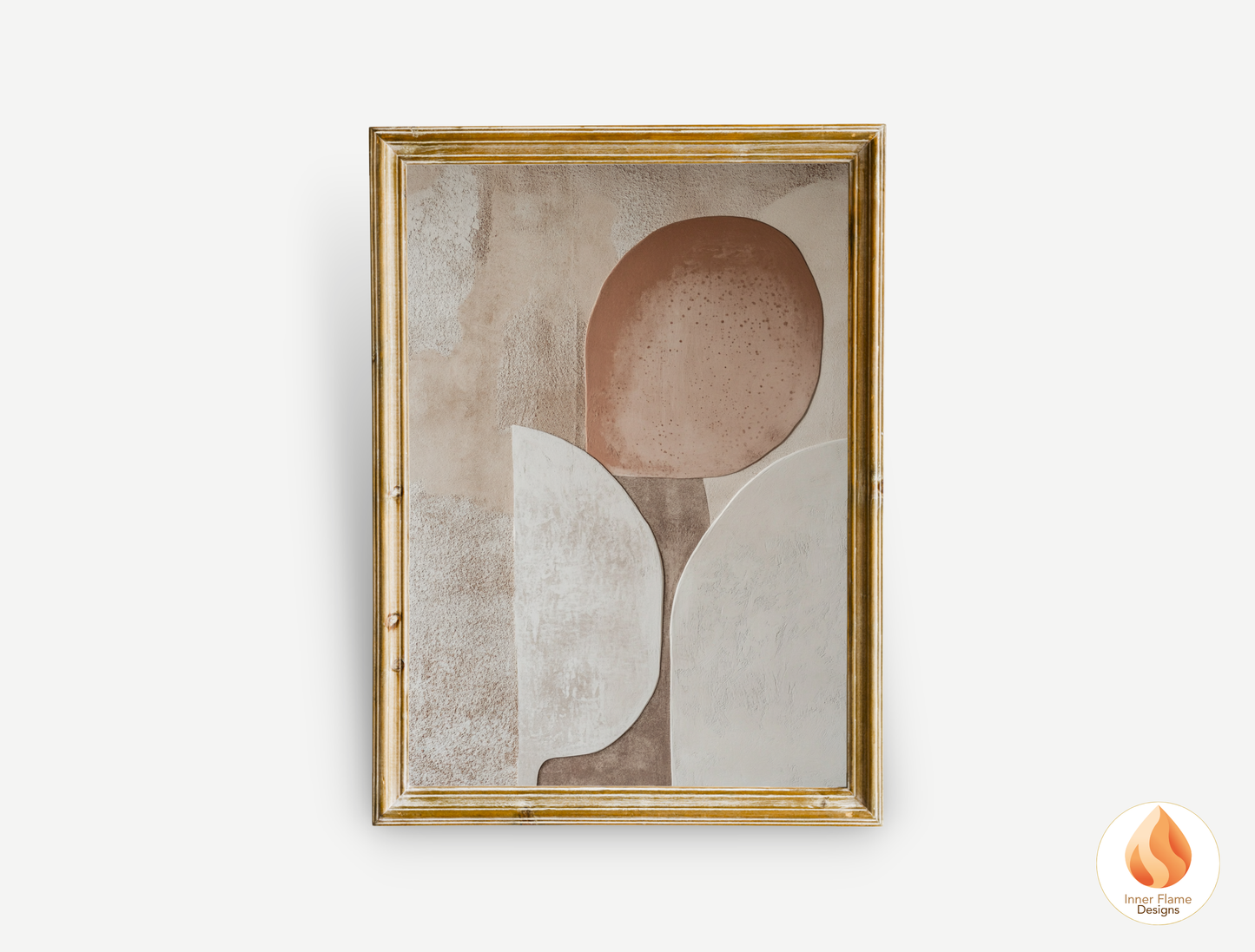 Earthy Minimalist Art for Modern Home Design | Triptych Artwork