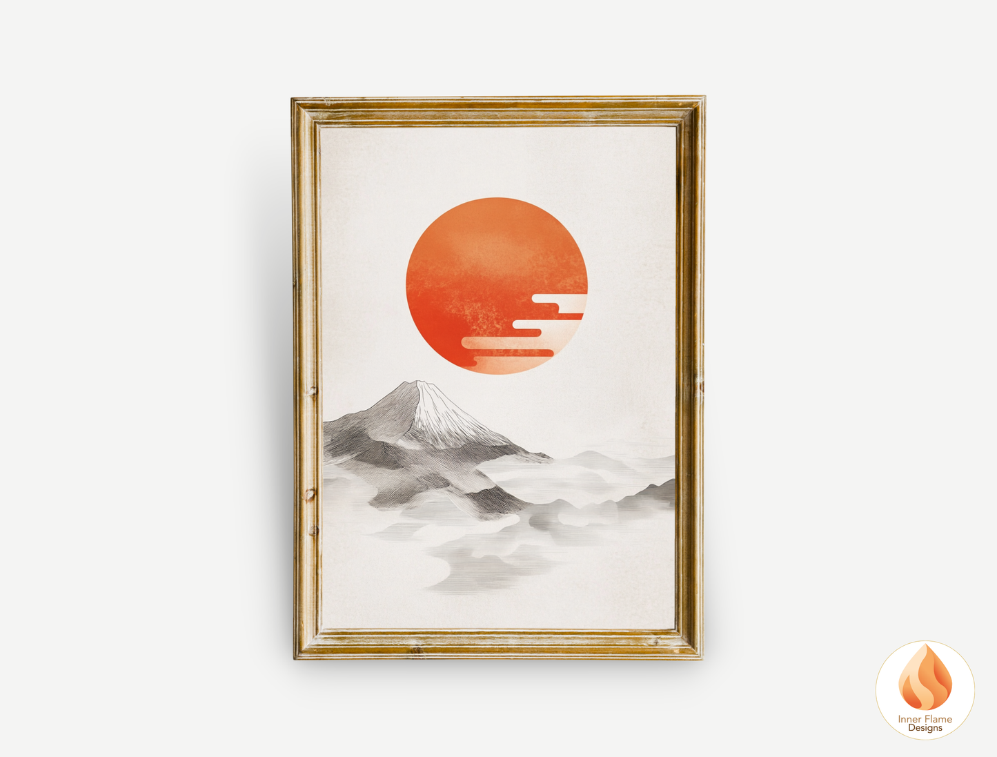 Harmonious Japandi Art for Modern Home Design | Diptych Artwork (Series 1)