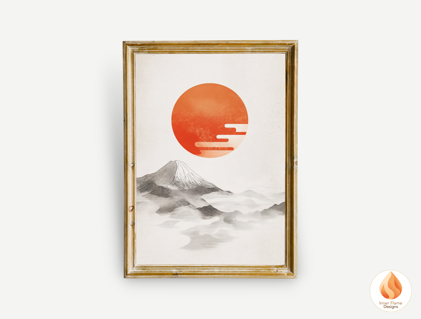 Harmonious Japandi Art for Modern Home Design | Diptych Artwork (Series 1)