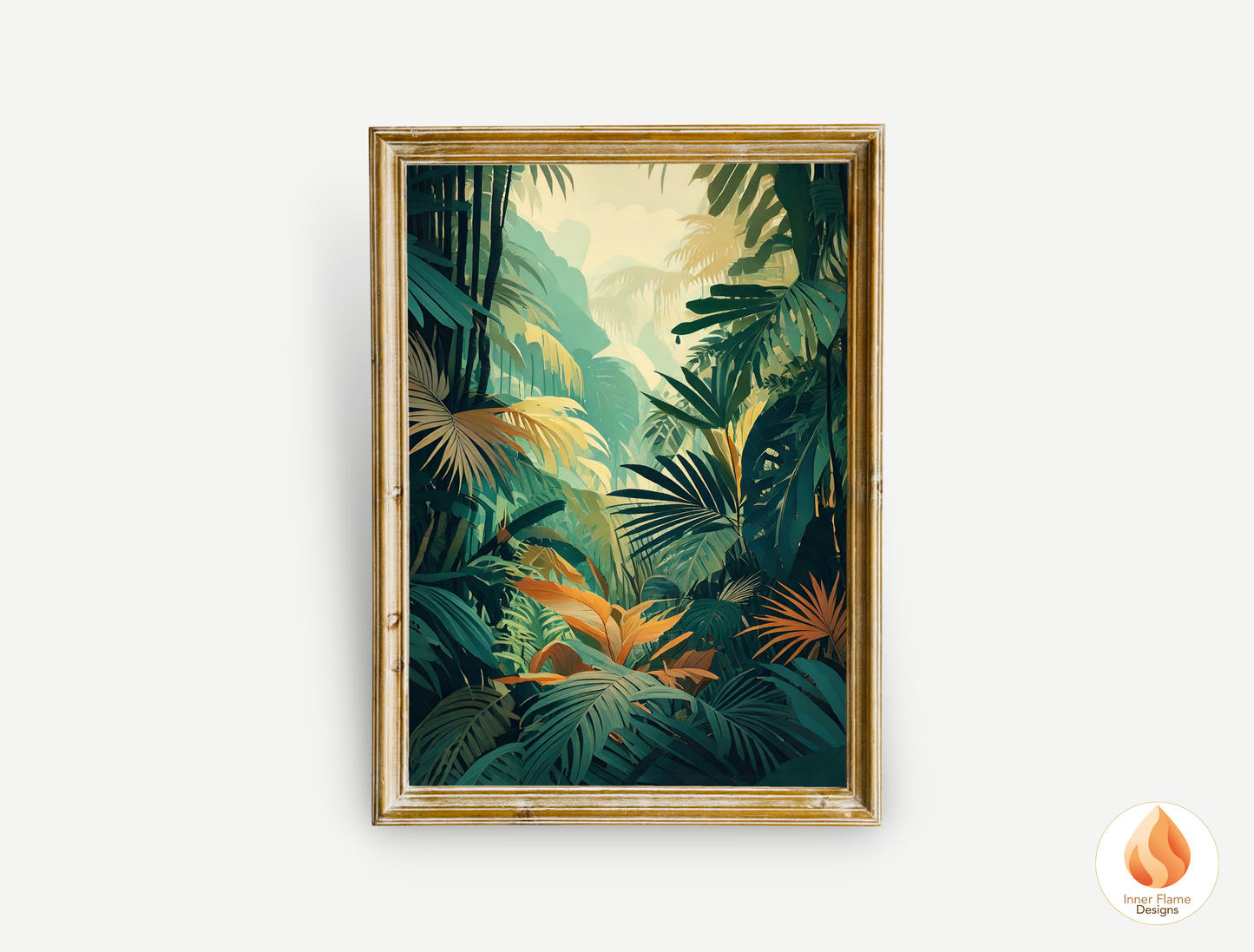 Verdant Botanical Art for Modern Home Design | Triptych Artwork