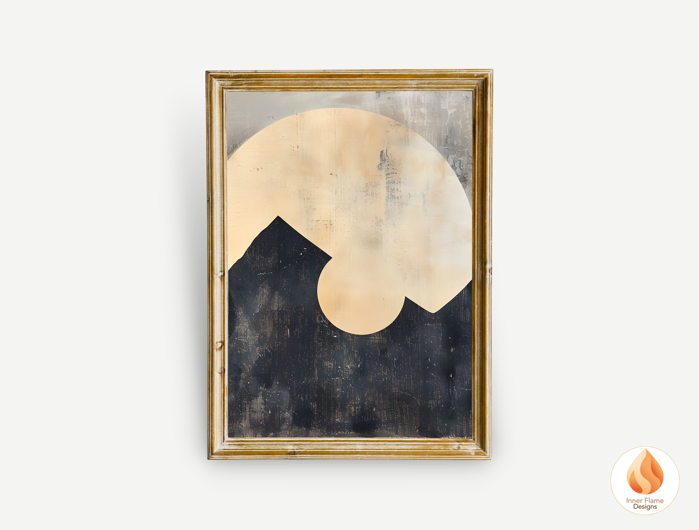 Ethereal Japandi Art for Modern Home Design | Triptych Artwork (Series 4)