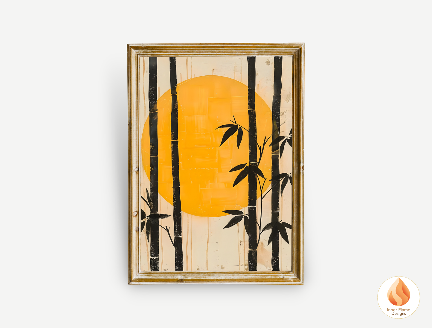 Tranquil Japandi Art for Modern Home Design | Triptych Artwork (Series 2)