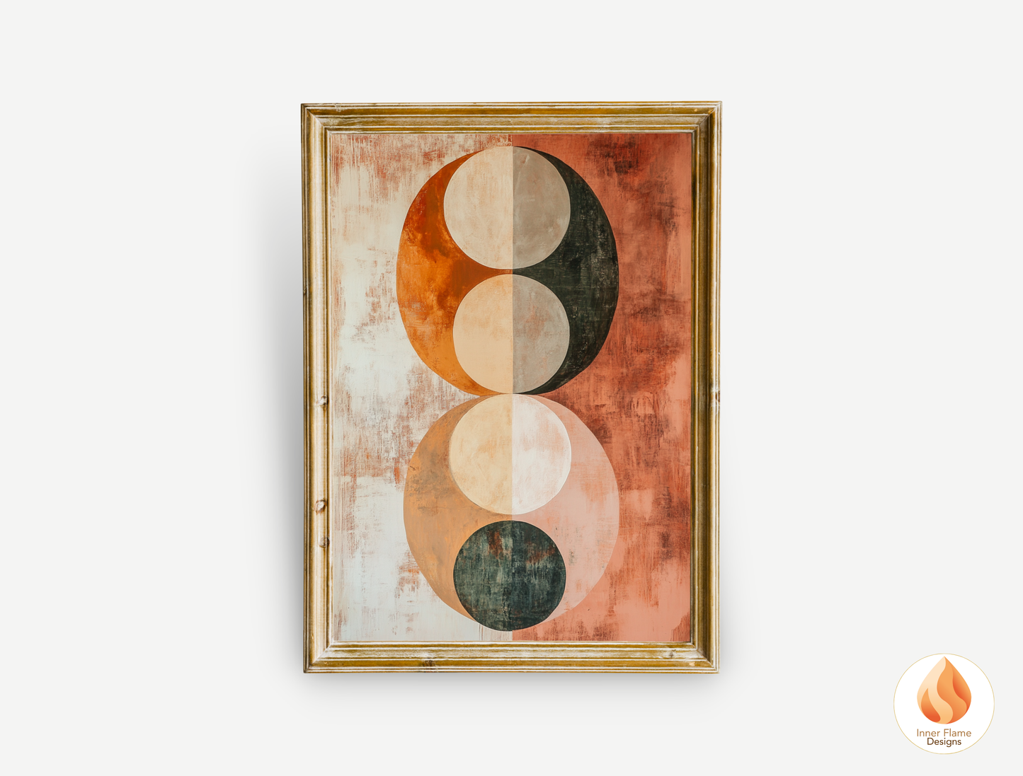 Cosmic Boho Wall Art Décor for Modern Home Design | Triptych Artwork (Series 2)