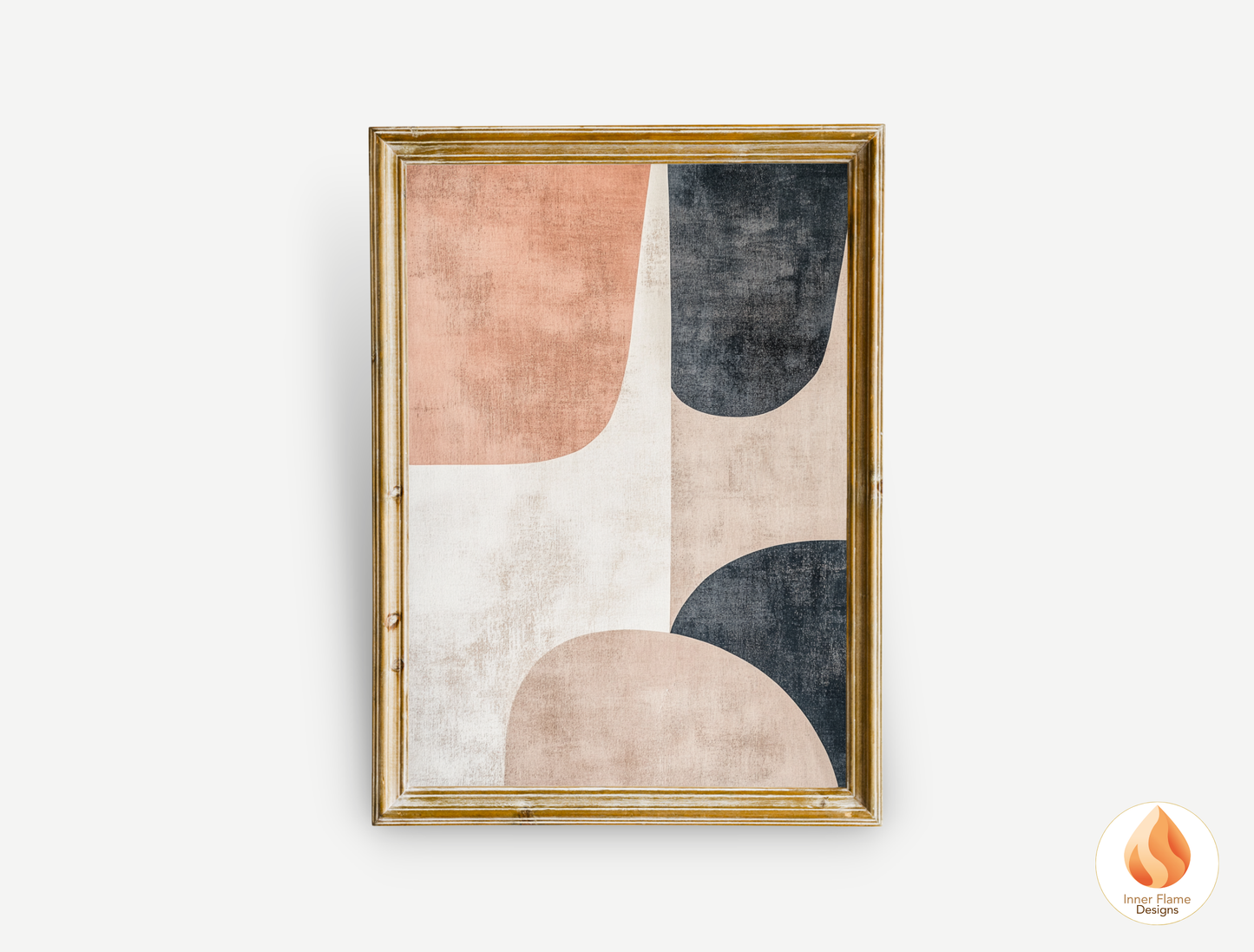 Organic Minimalist Art for Modern Home Design | Triptych Artwork