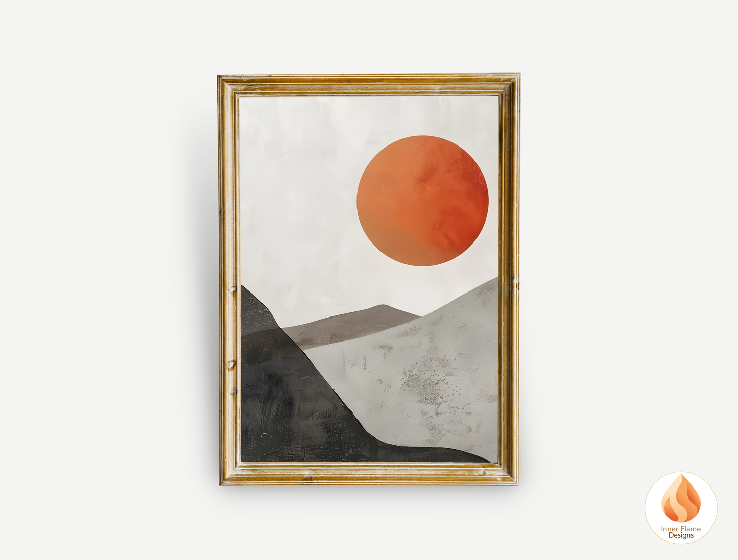 Ethereal Japandi Art for Modern Home Design | Triptych Artwork (Series 5)
