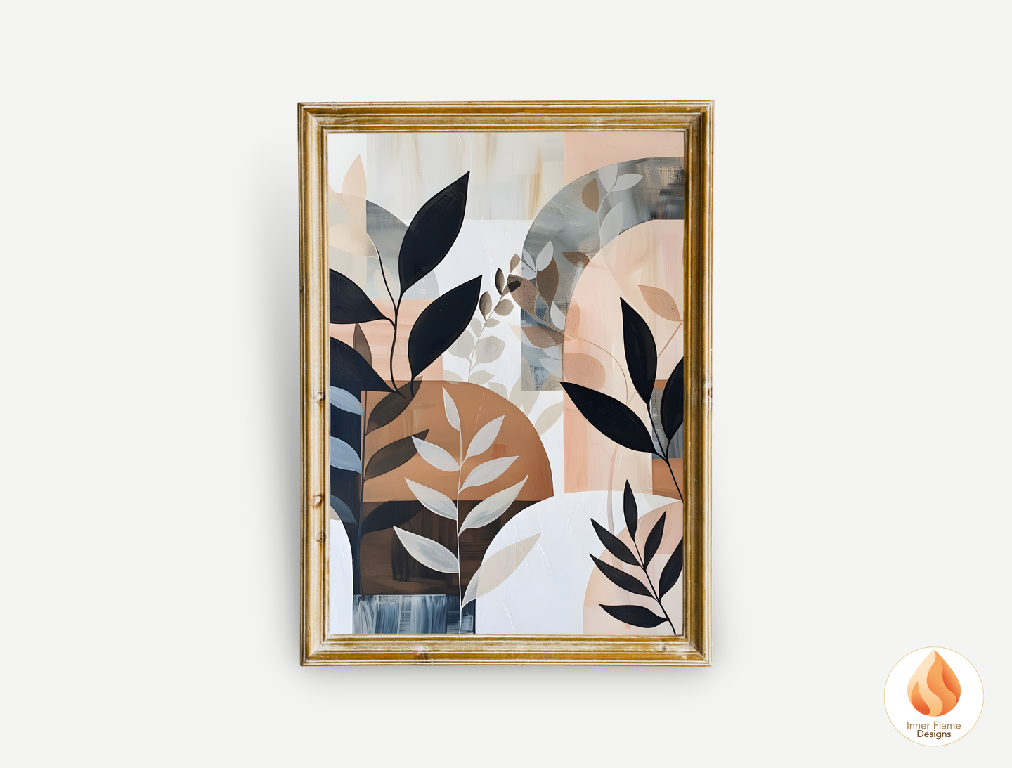 Modern Boho Wall Art Décor for Modern Home Design | Triptych Artwork (Series 1)