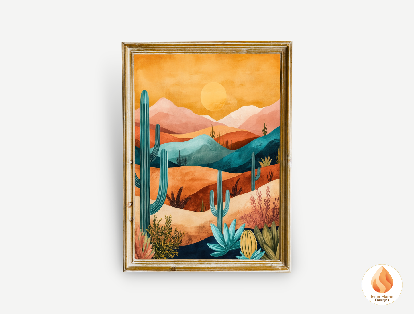 Exotic Boho Wall Art Décor for Modern Home Design | Triptych Artwork