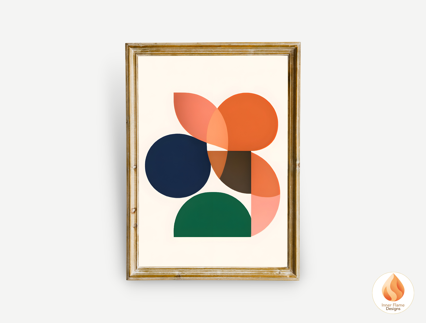 Vibrant Geometric Artwork for Modern Home Design | Four Piece Wall Art