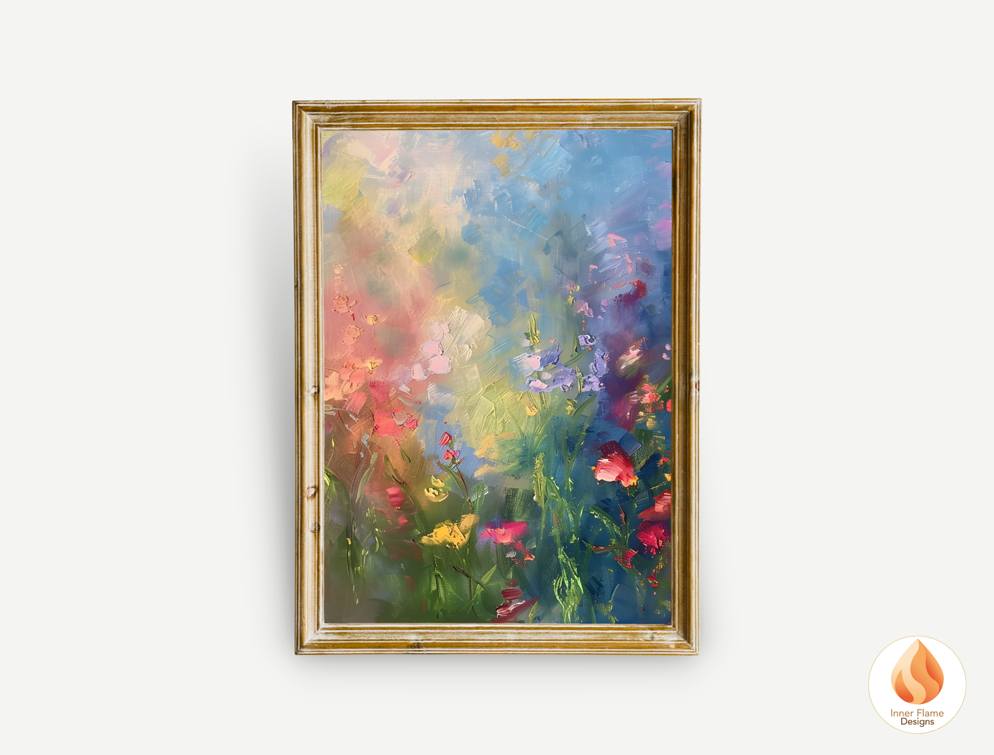 Magical Flower Artwork for Modern Home Design | Triptych Artwork