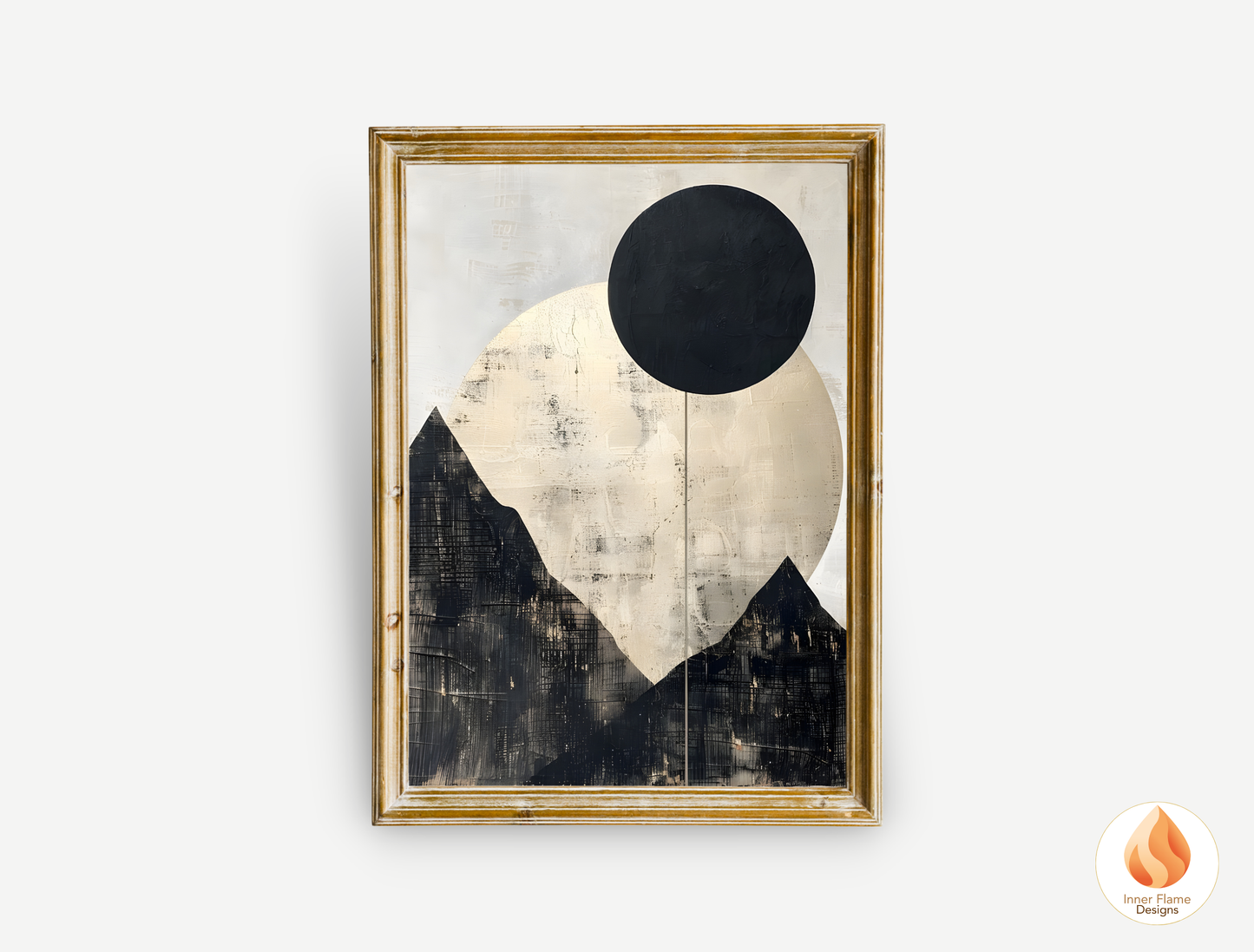 Ethereal Japandi Art for Modern Home Design | Triptych Artwork (Series 1)