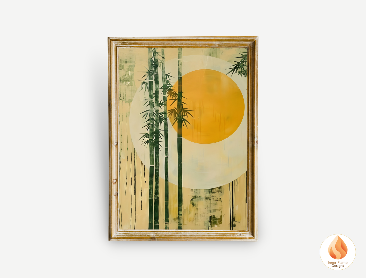 Tranquil Japandi Art for Modern Home Design | Triptych Artwork (Series 3)