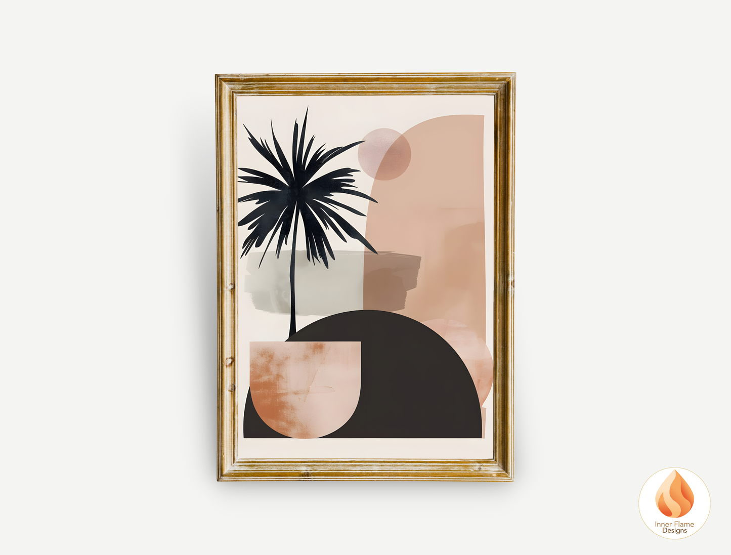 Calming Japandi Art for Modern Home Design | Triptych Artwork