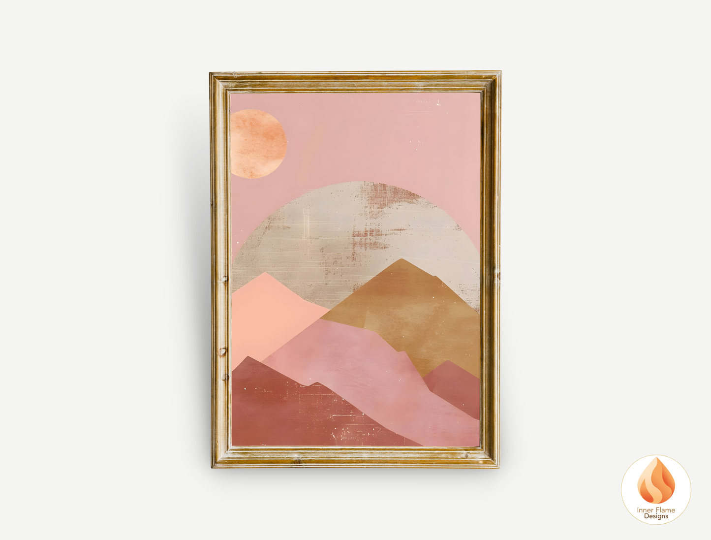 Soothing Boho Wall Art Décor for Modern Home Design | Triptych Artwork (Series 3)
