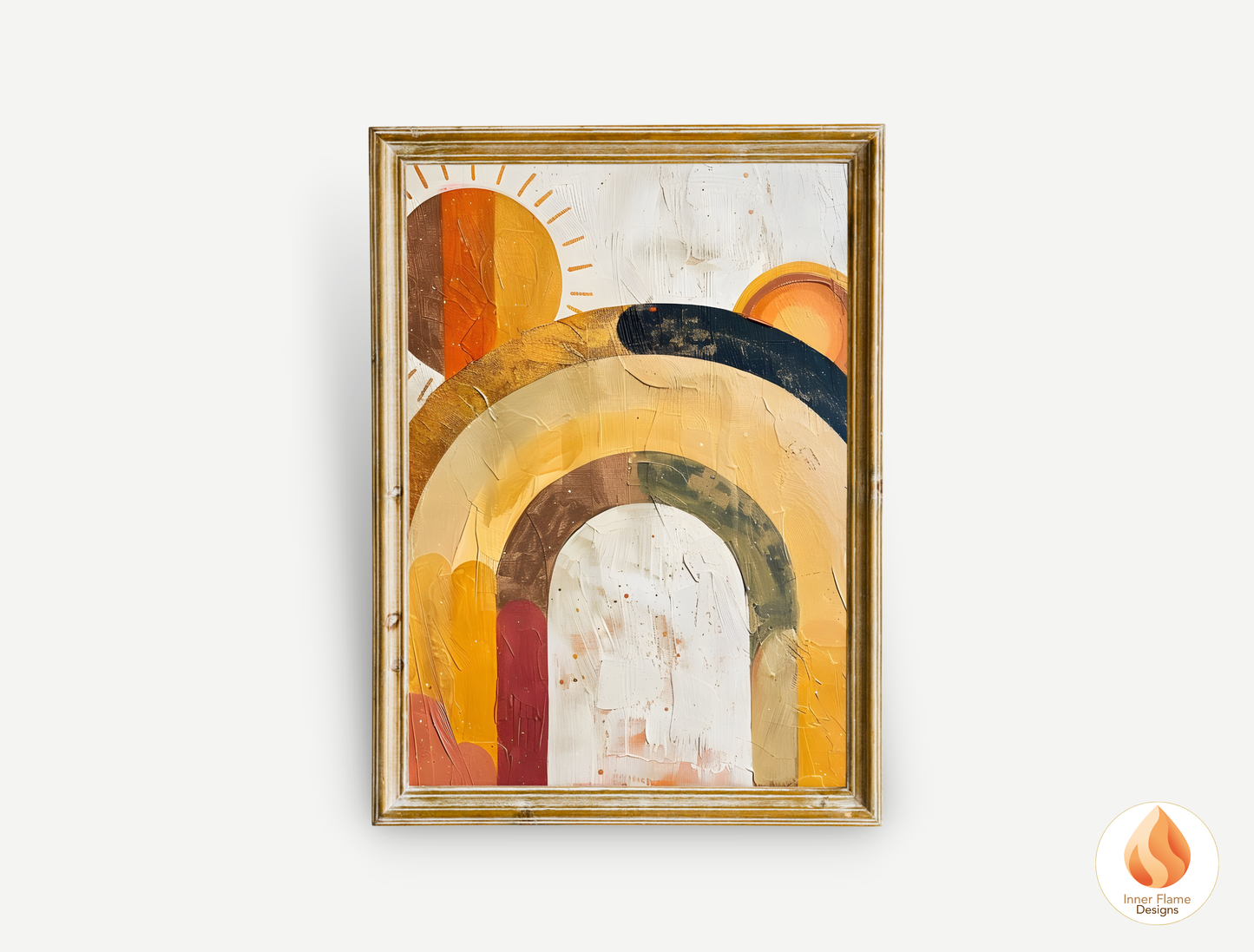 Eclectic Boho Wall Art Décor for Modern Home Design | Triptych Artwork (Series 4)