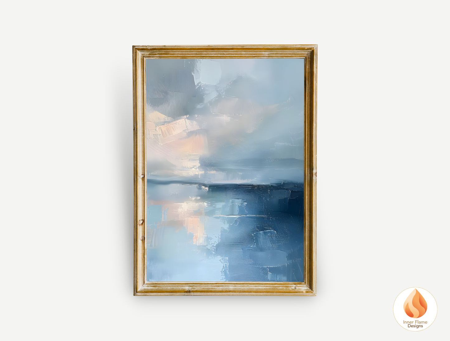 Serene Minimalist Art for Modern Home Design | Triptych Artwork
