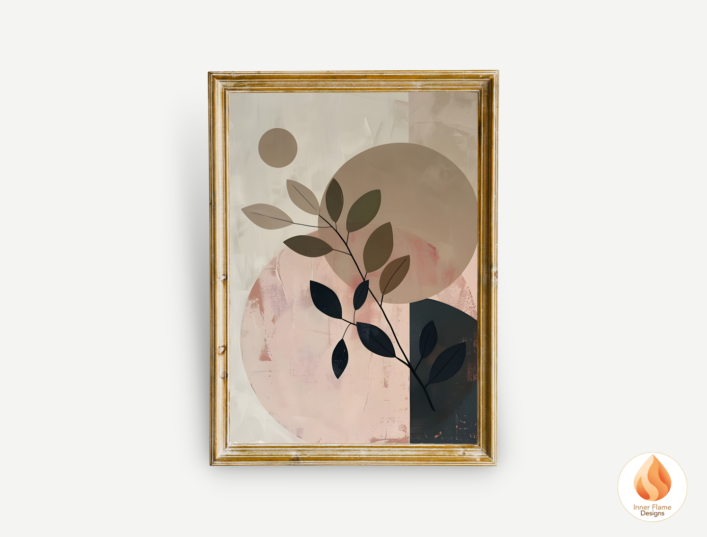 Charming Japandi Art for Modern Home Design | Triptych Artwork (Series 3)