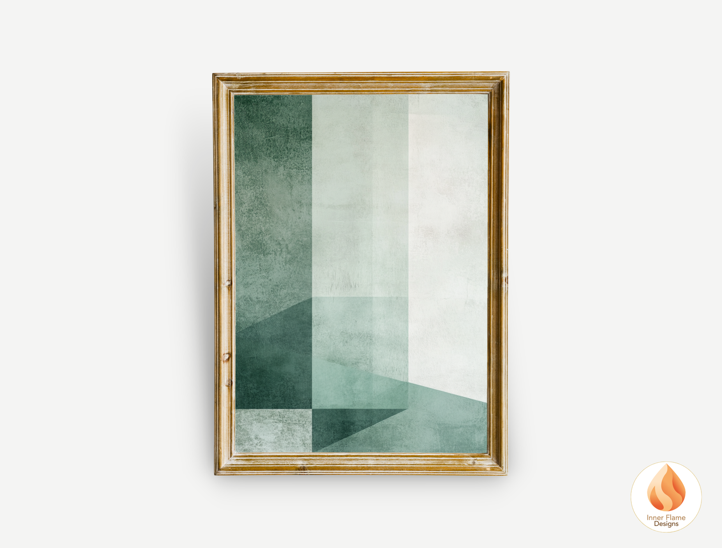 Simple Geometric Artwork for Modern Home Design | Triptych Artwork